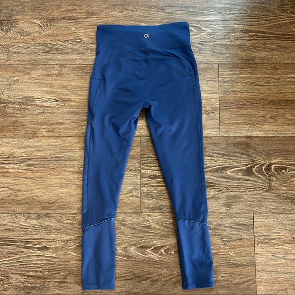 Gap Girls Leggings Periwinkle Blue Size Large 10-11 Yoga Dance Running Workout - Picture 6 of 7